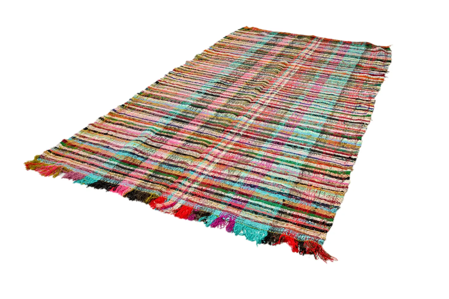 Marokkansk berber tæppe Boucherouite 160 x 300 cm