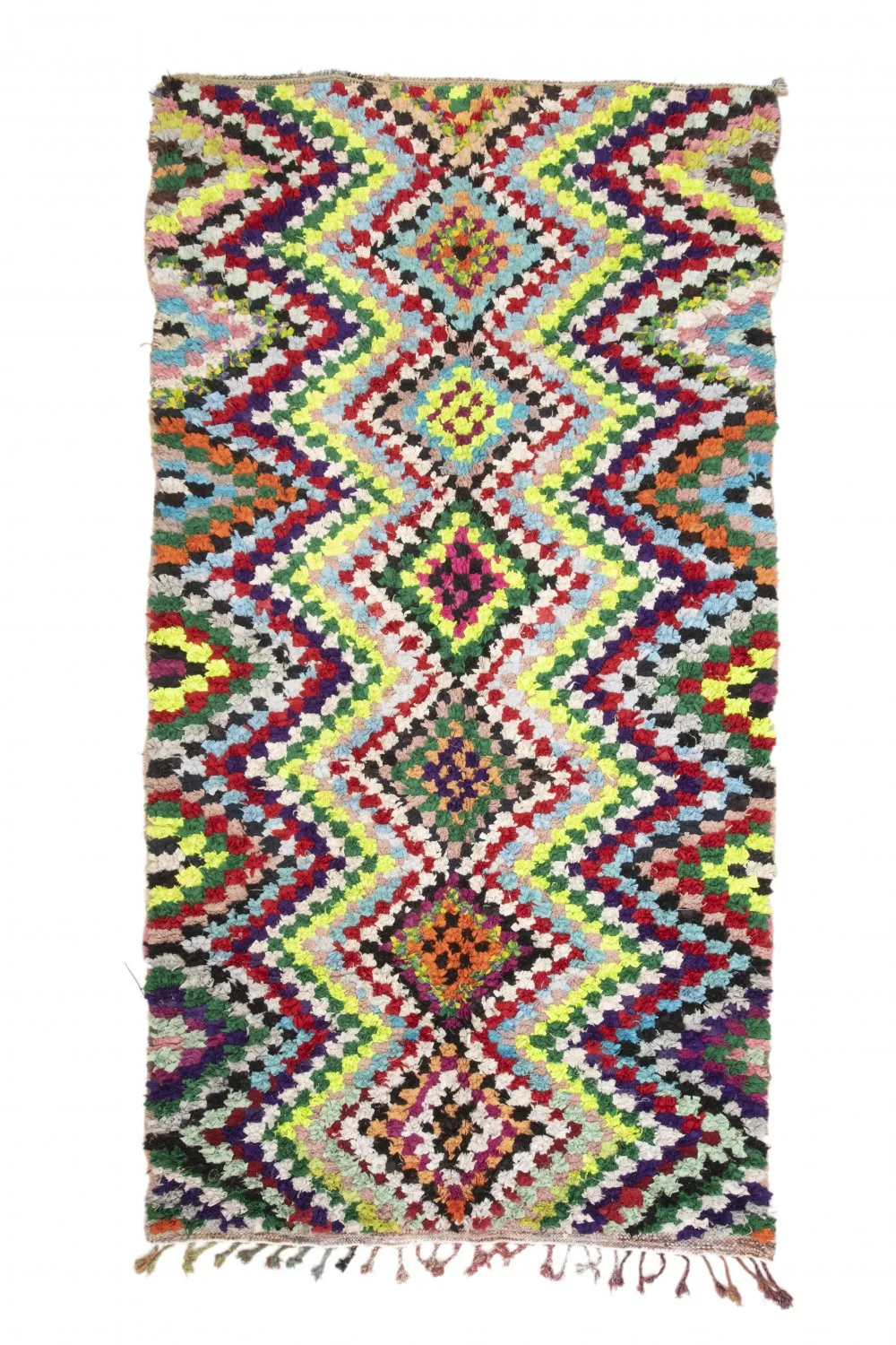 Marokkansk berber tæppe Boucherouite 315 x 170 cm