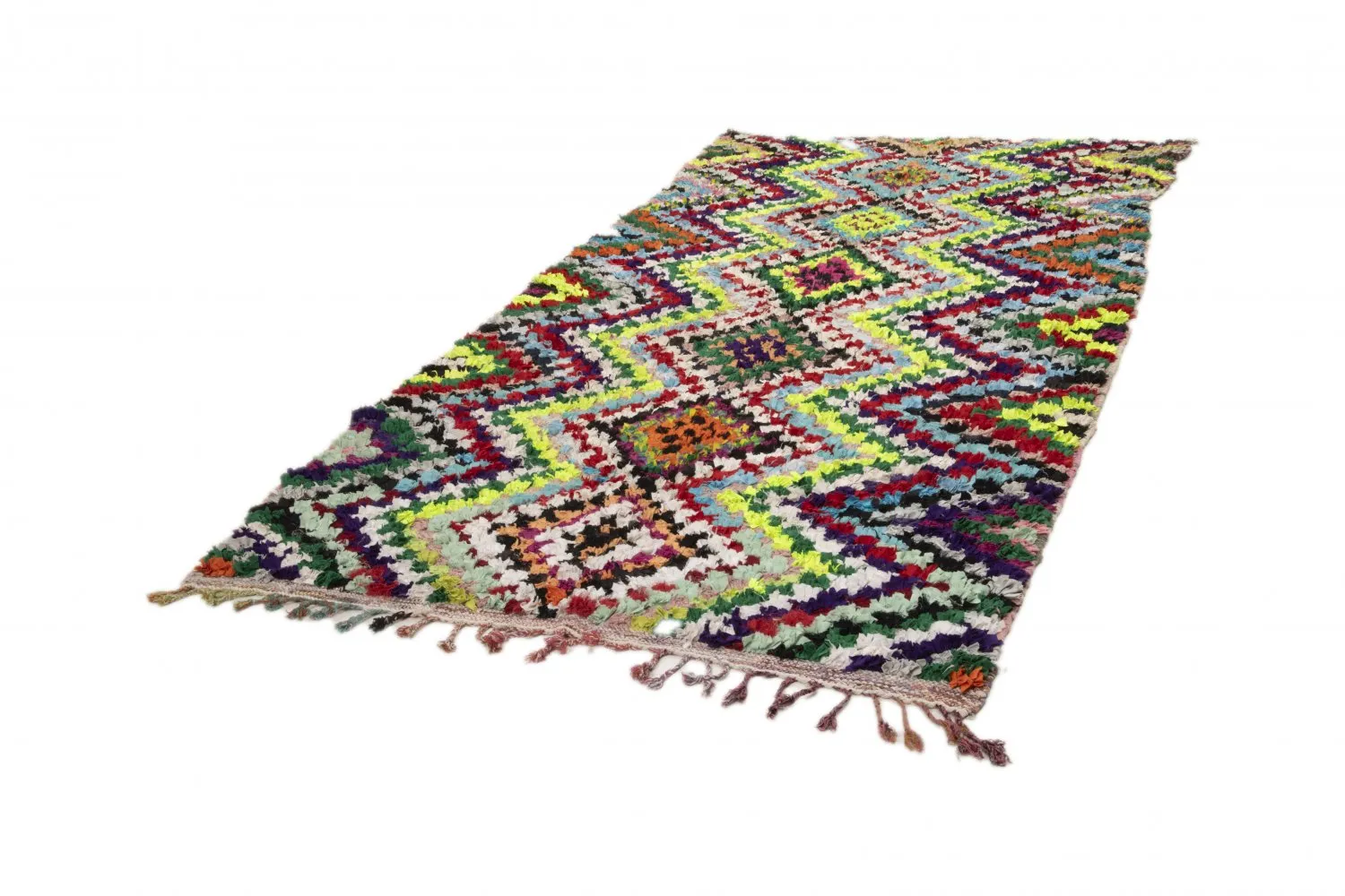 Marokkansk berber tæppe Boucherouite 315 x 170 cm