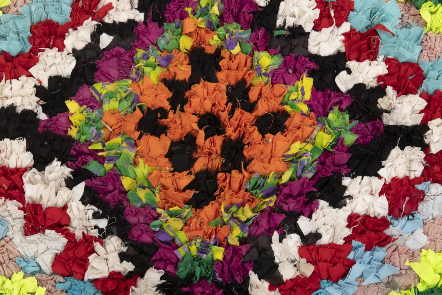 Marokkansk berber tæppe Boucherouite 315 x 170 cm