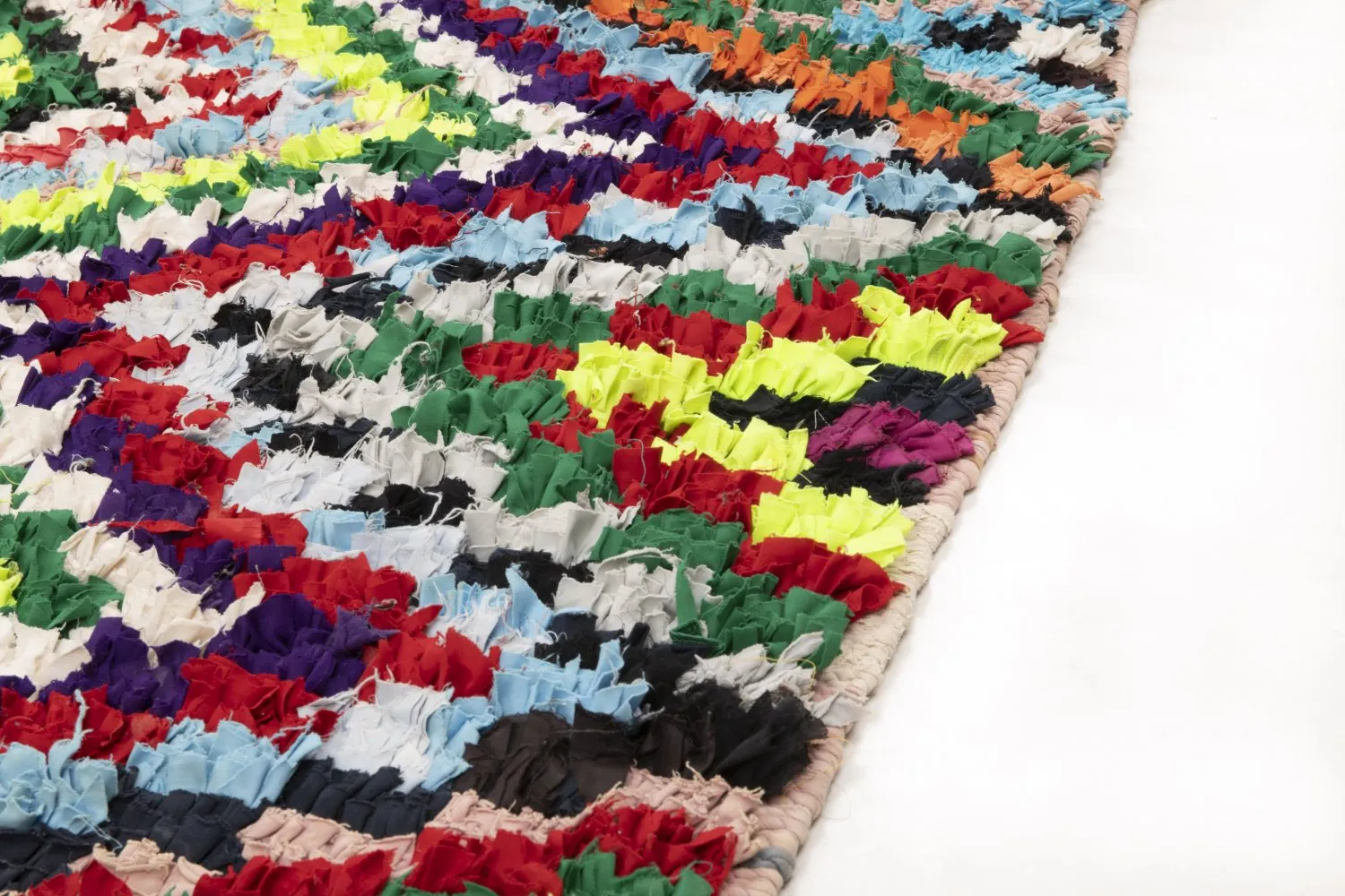 Marokkansk berber tæppe Boucherouite 315 x 170 cm