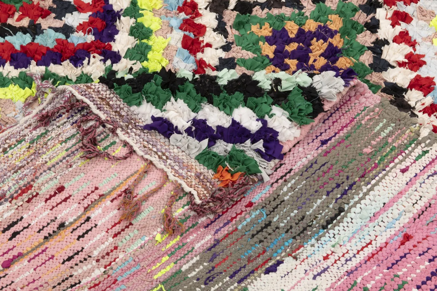 Marokkansk berber tæppe Boucherouite 315 x 170 cm