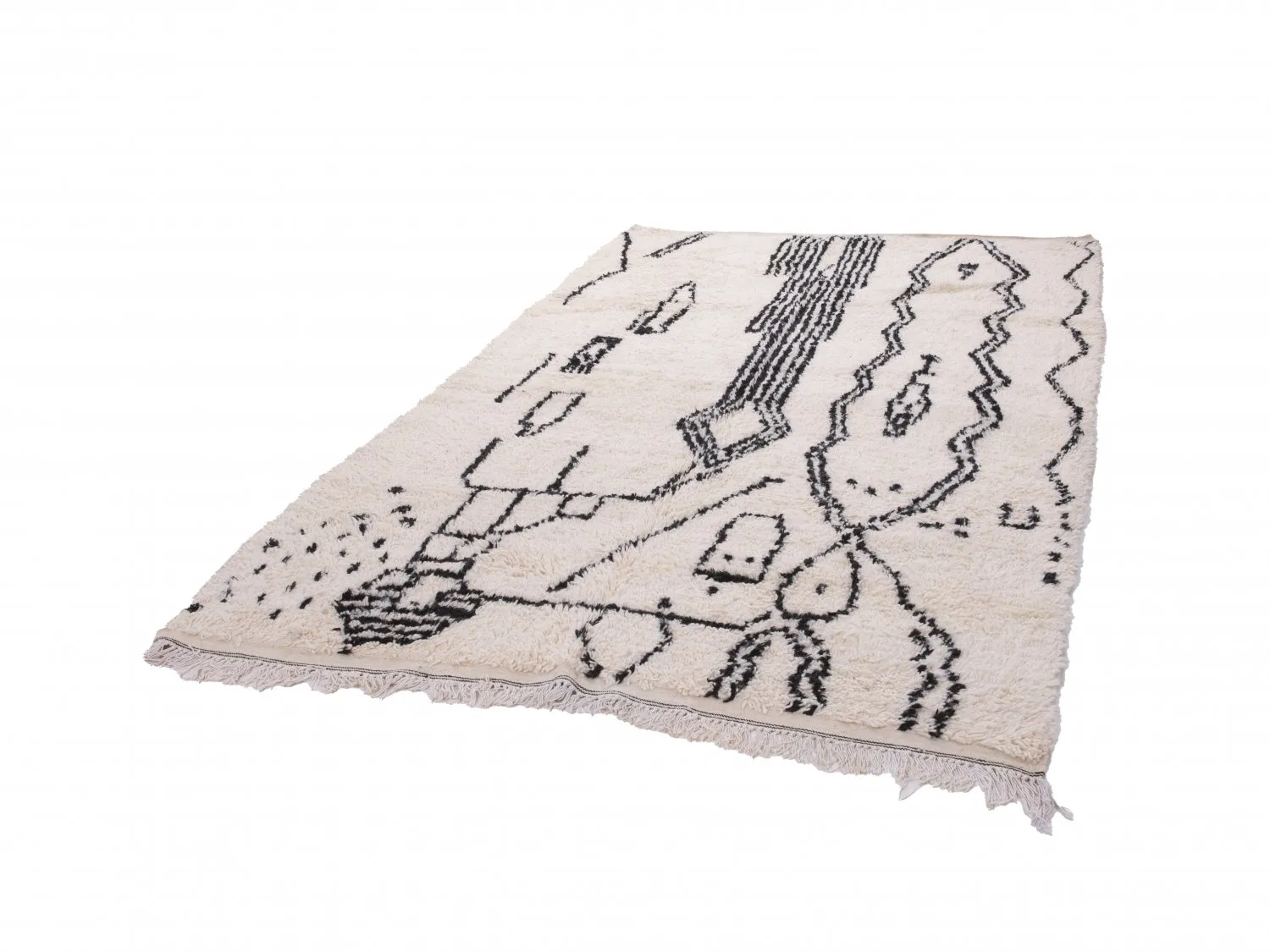 Kelimtæppe Marokkansk berber tæppe Azilal 300 x 190 cm