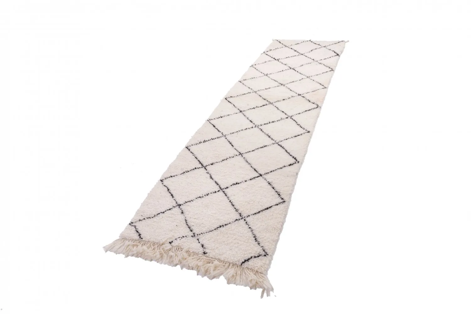 Kelimtæppe Marokkansk berber tæppe Beni Ouarain 305 x 85 cm