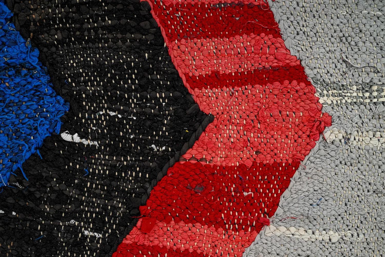 Marokkansk berber tæppe Boucherouite 135 x 225 cm