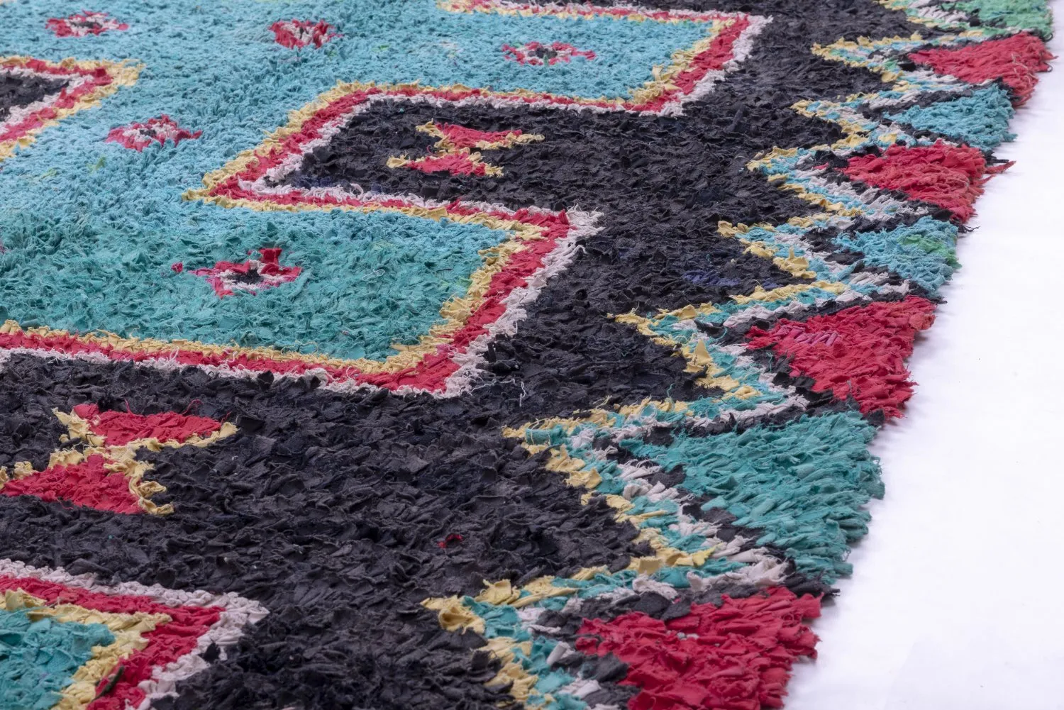 Marokkansk berber tæppe Boucherouite 310 x 160 cm