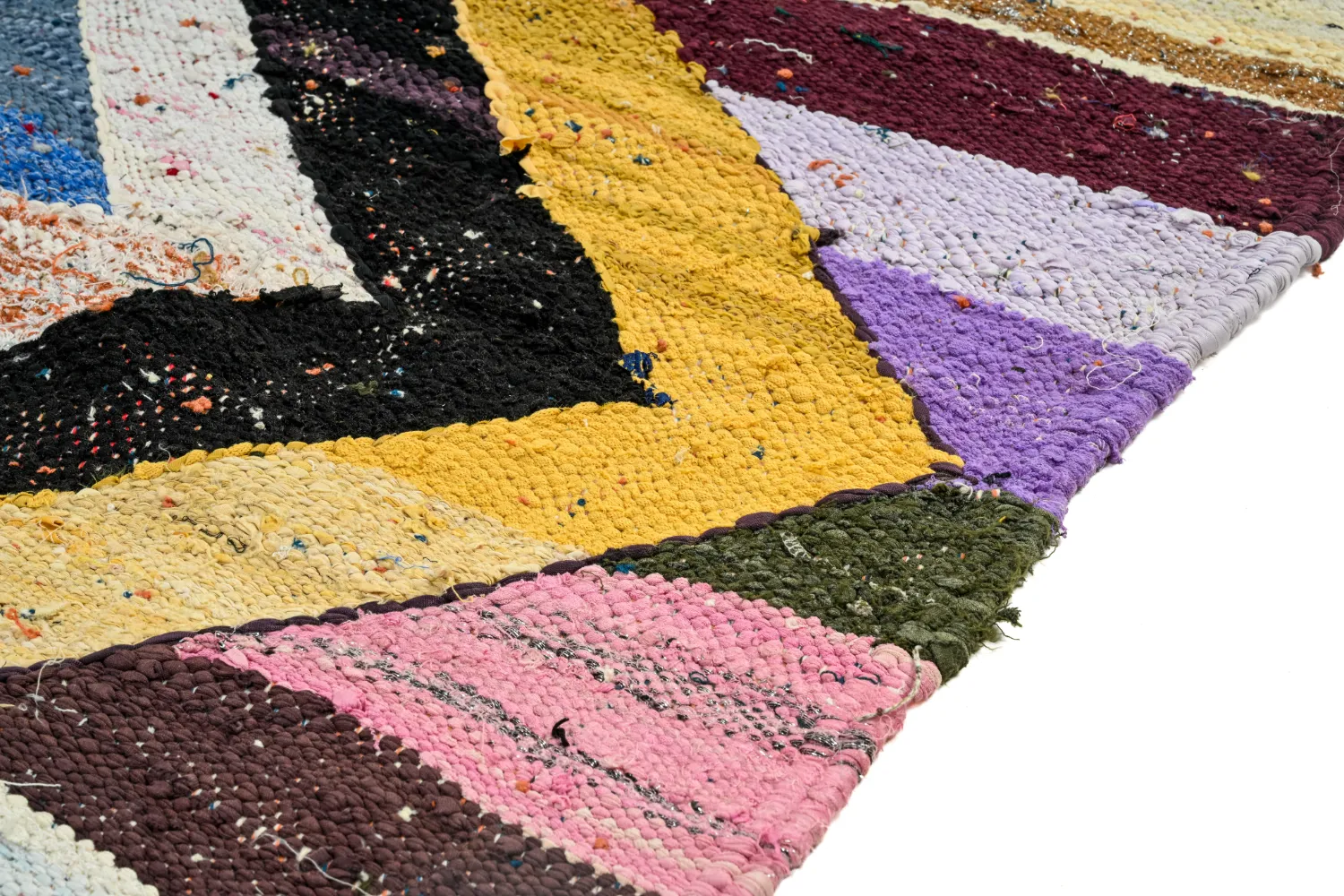 Marokkansk berber tæppe Boucherouite 135 x 260 cm