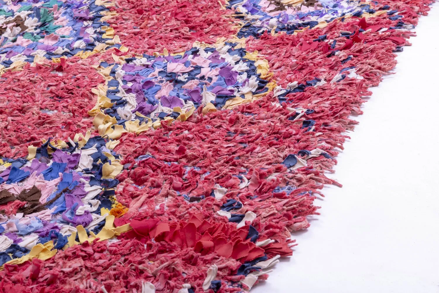 Marokkansk berber tæppe Boucherouite 315 x 135 cm