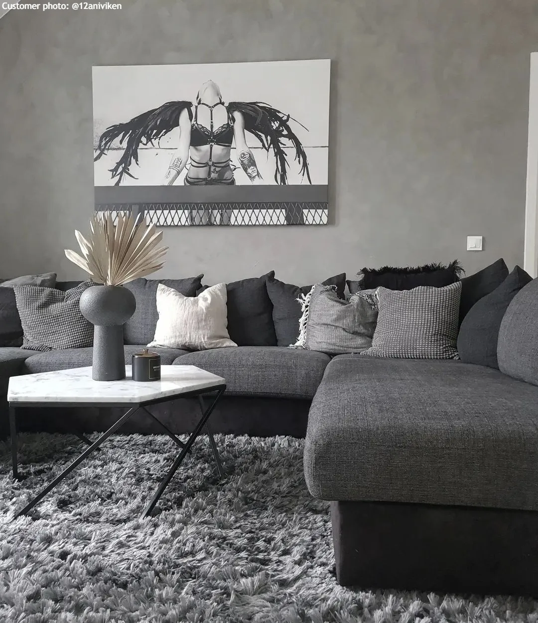 Ryatæpper - Janjira (sølv)