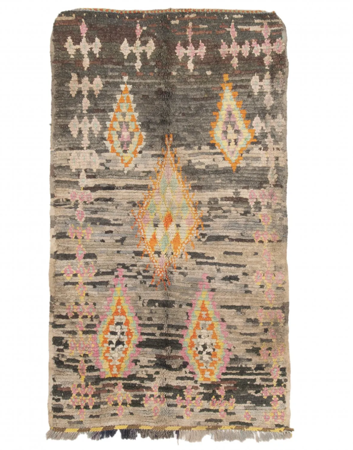 Marokkansk berber tæppe Boucherouite 195 x 110 cm