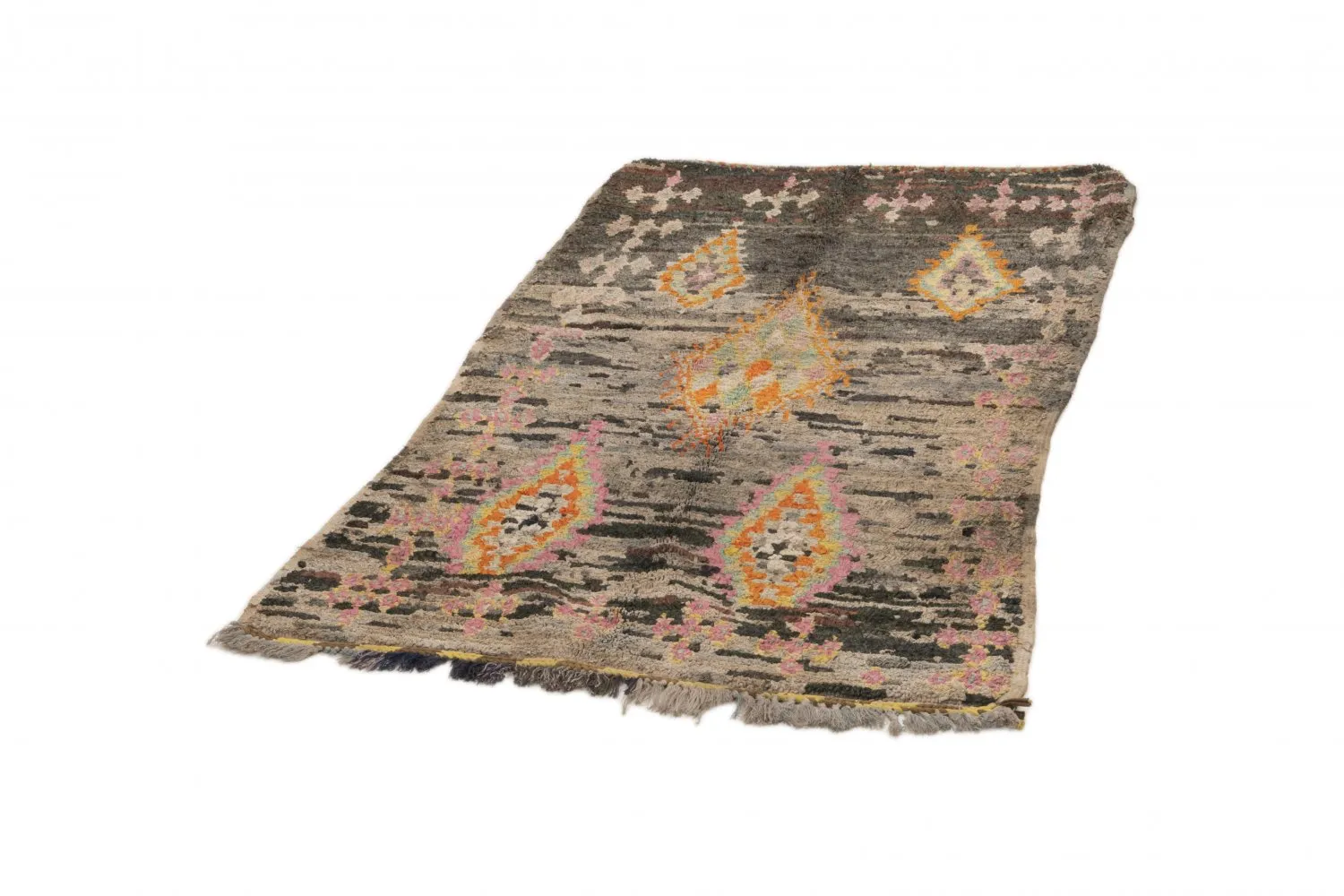 Marokkansk berber tæppe Boucherouite 195 x 110 cm