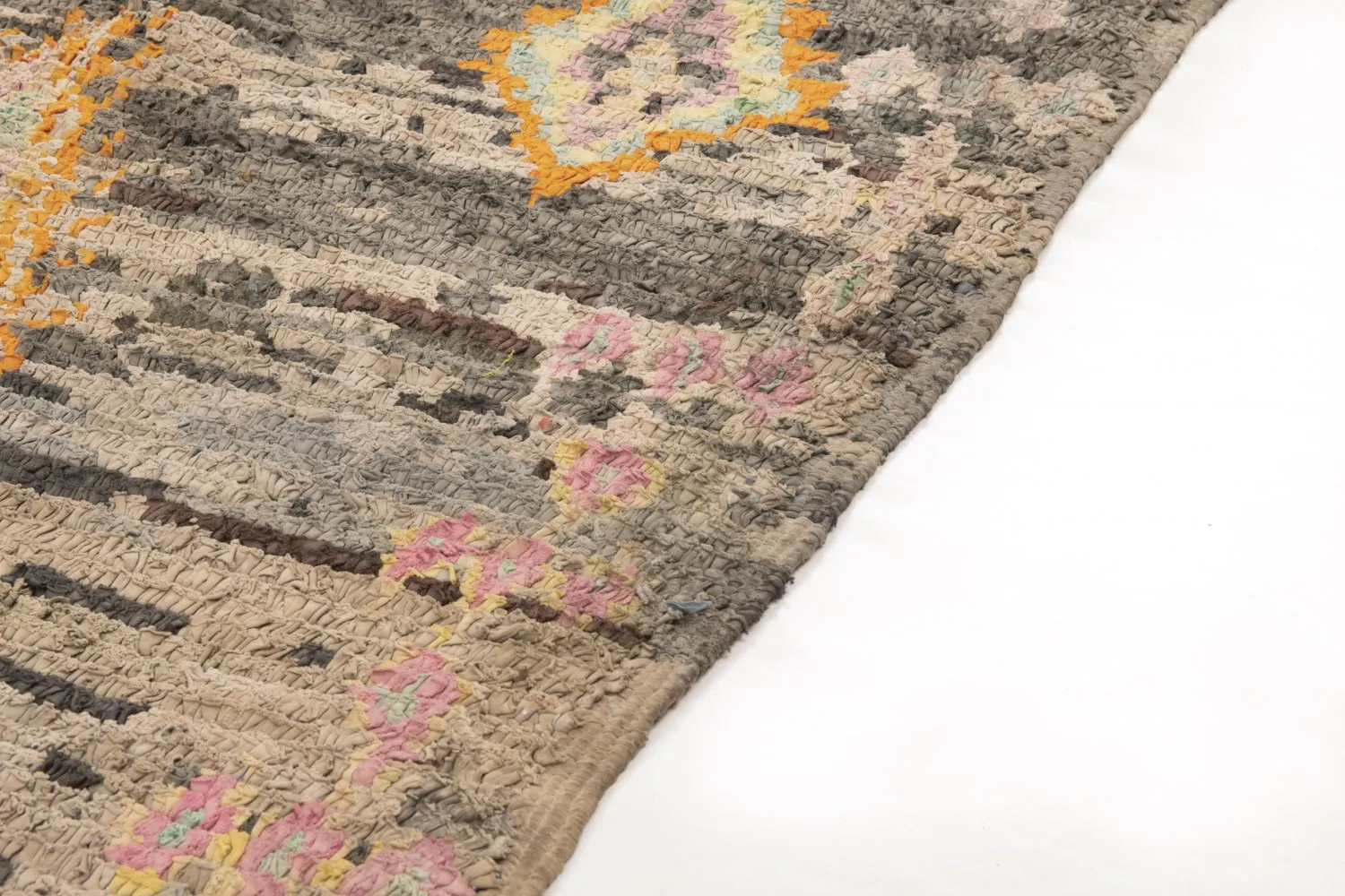 Marokkansk berber tæppe Boucherouite 195 x 110 cm