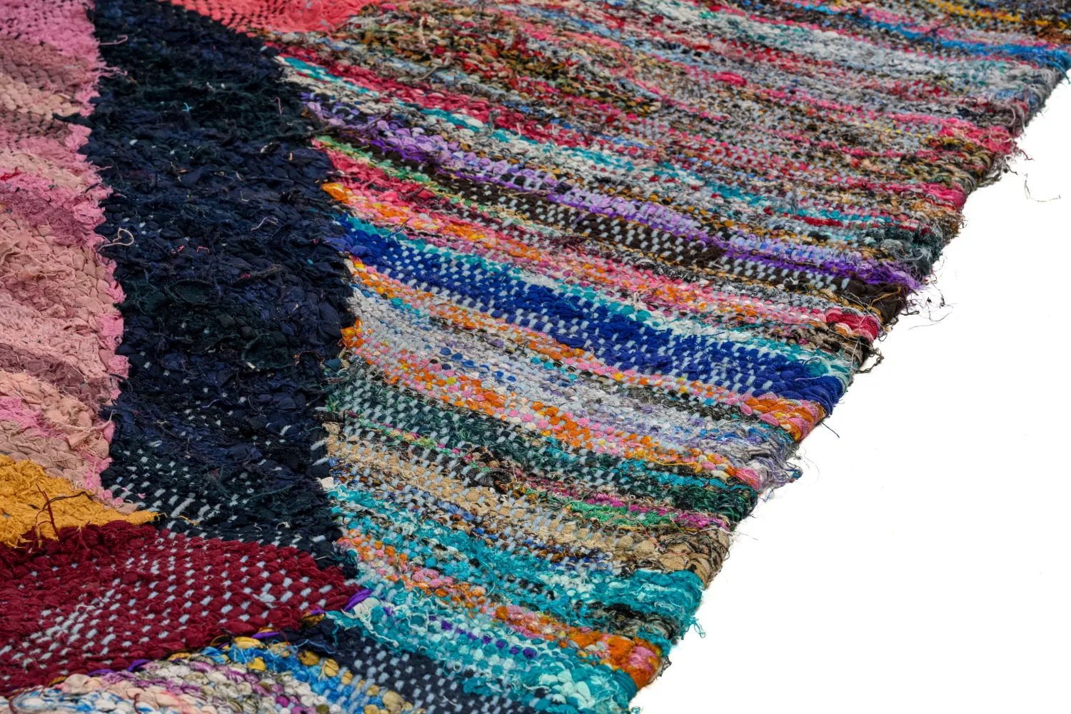 Marokkansk berber tæppe Boucherouite 150 x 325 cm