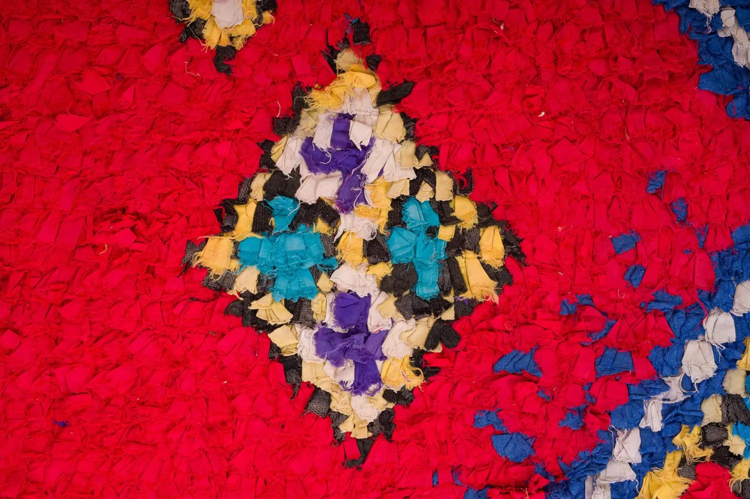 Marokkansk berber tæppe Boucherouite 170 x 300 cm