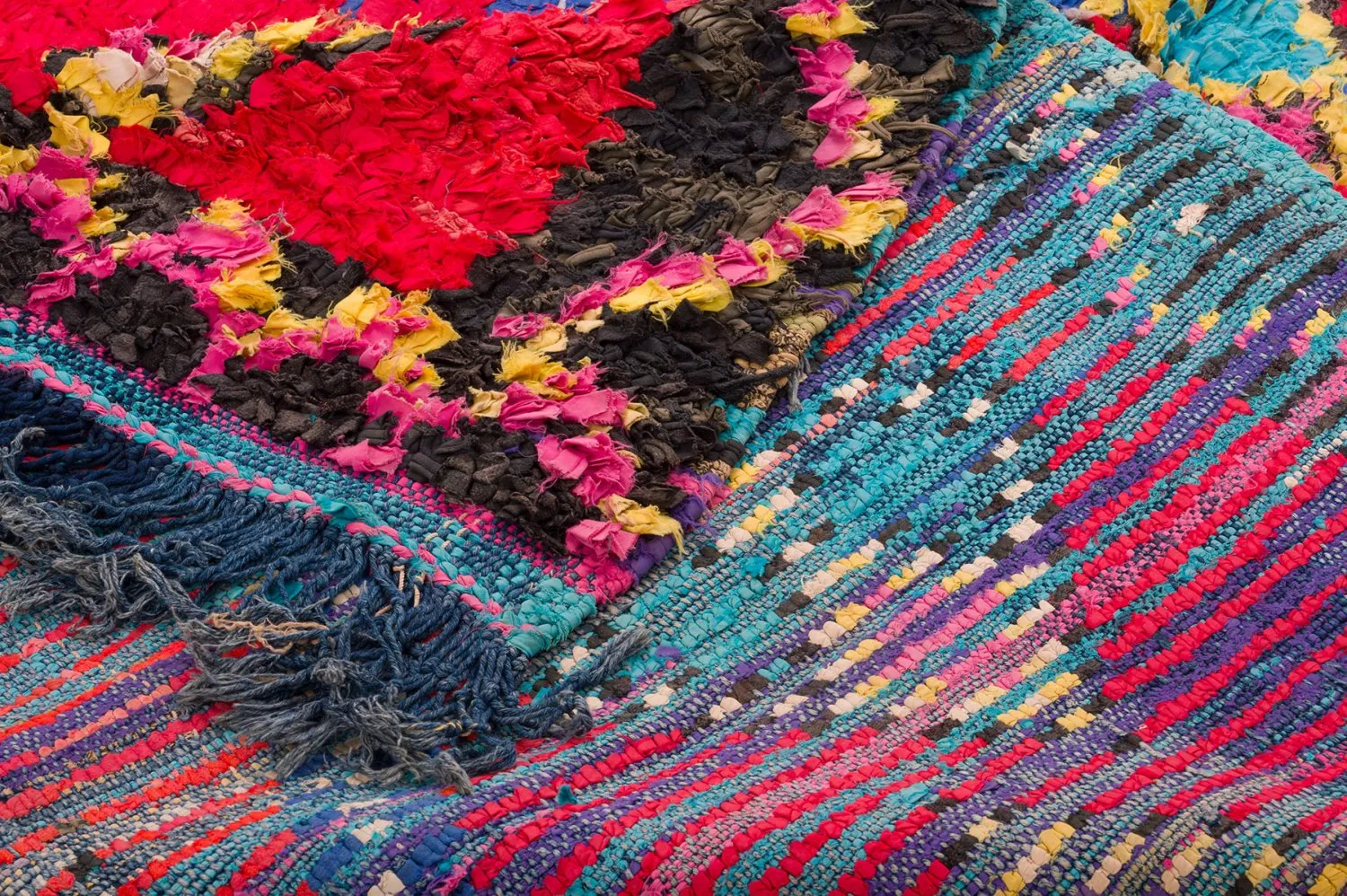 Marokkansk berber tæppe Boucherouite 170 x 300 cm