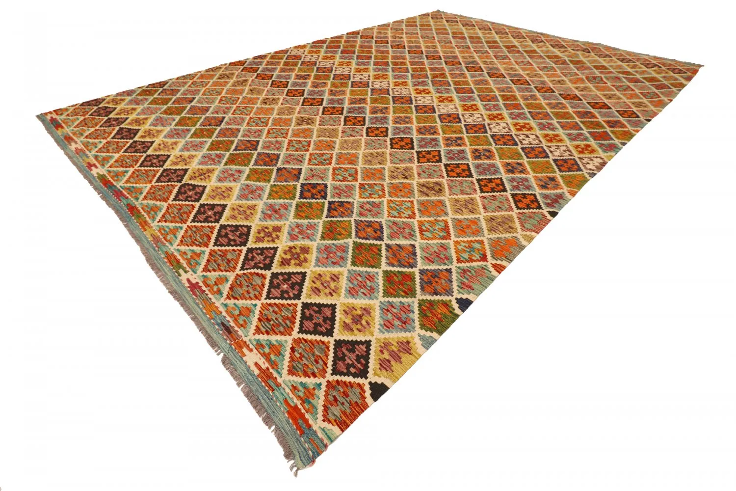 Orientalsk kelimtæppe 456 x 305 cm