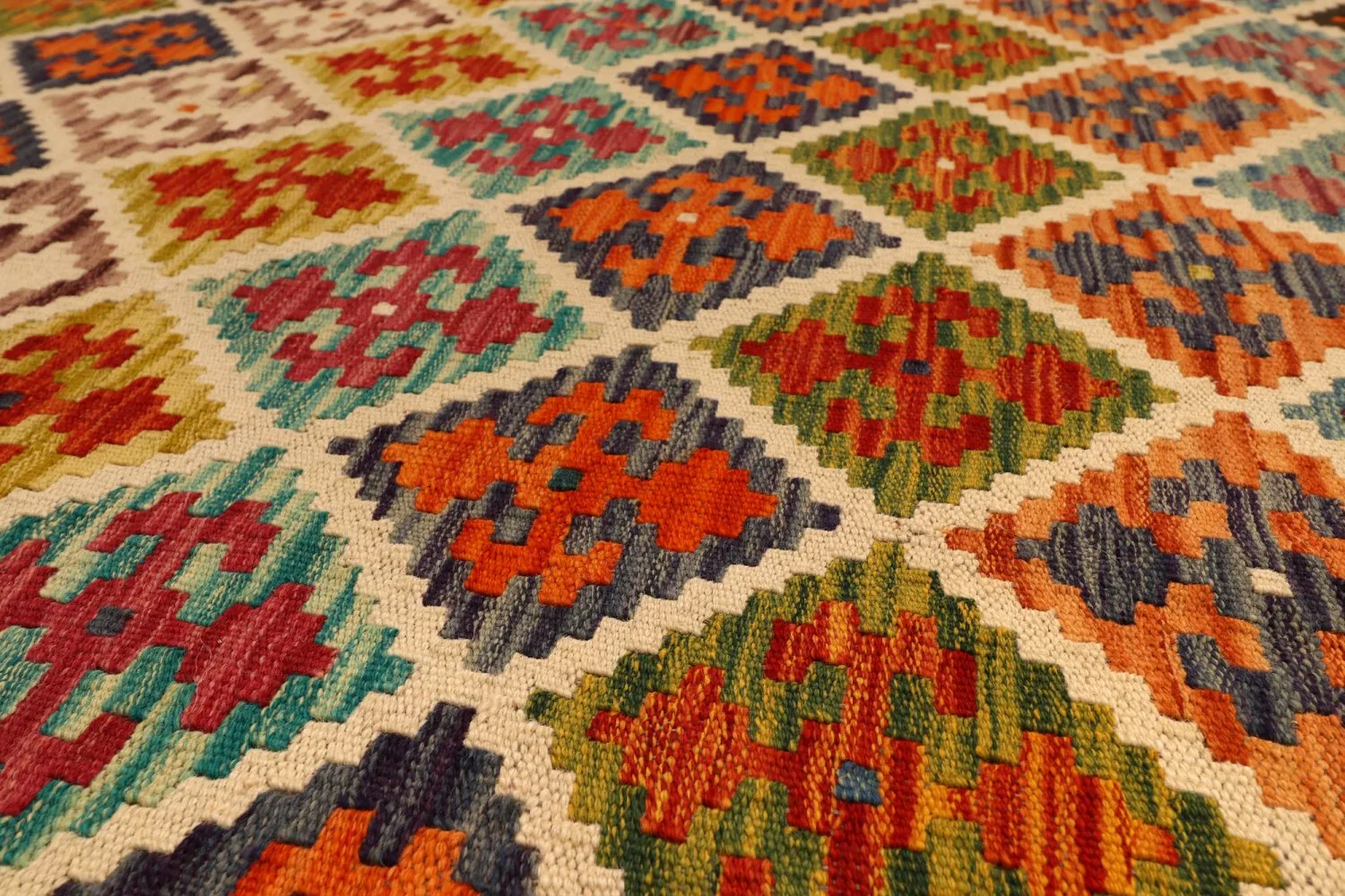 Orientalsk kelimtæppe 456 x 305 cm