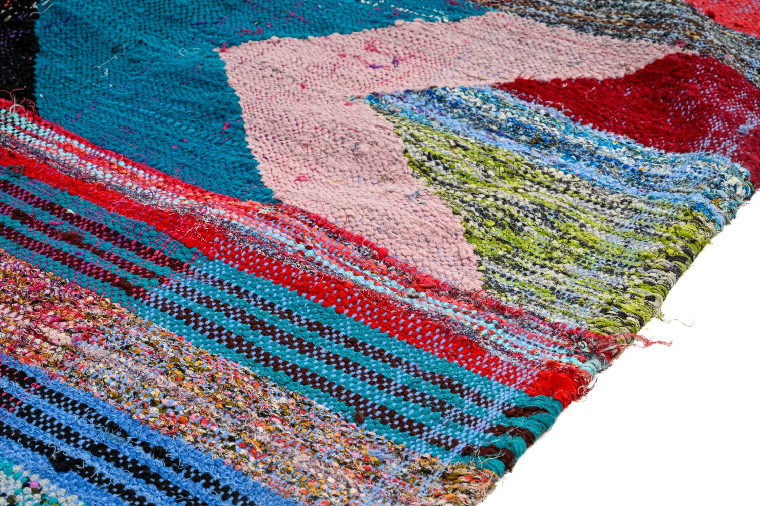 Marokkansk berber tæppe Boucherouite 135 x 270 cm