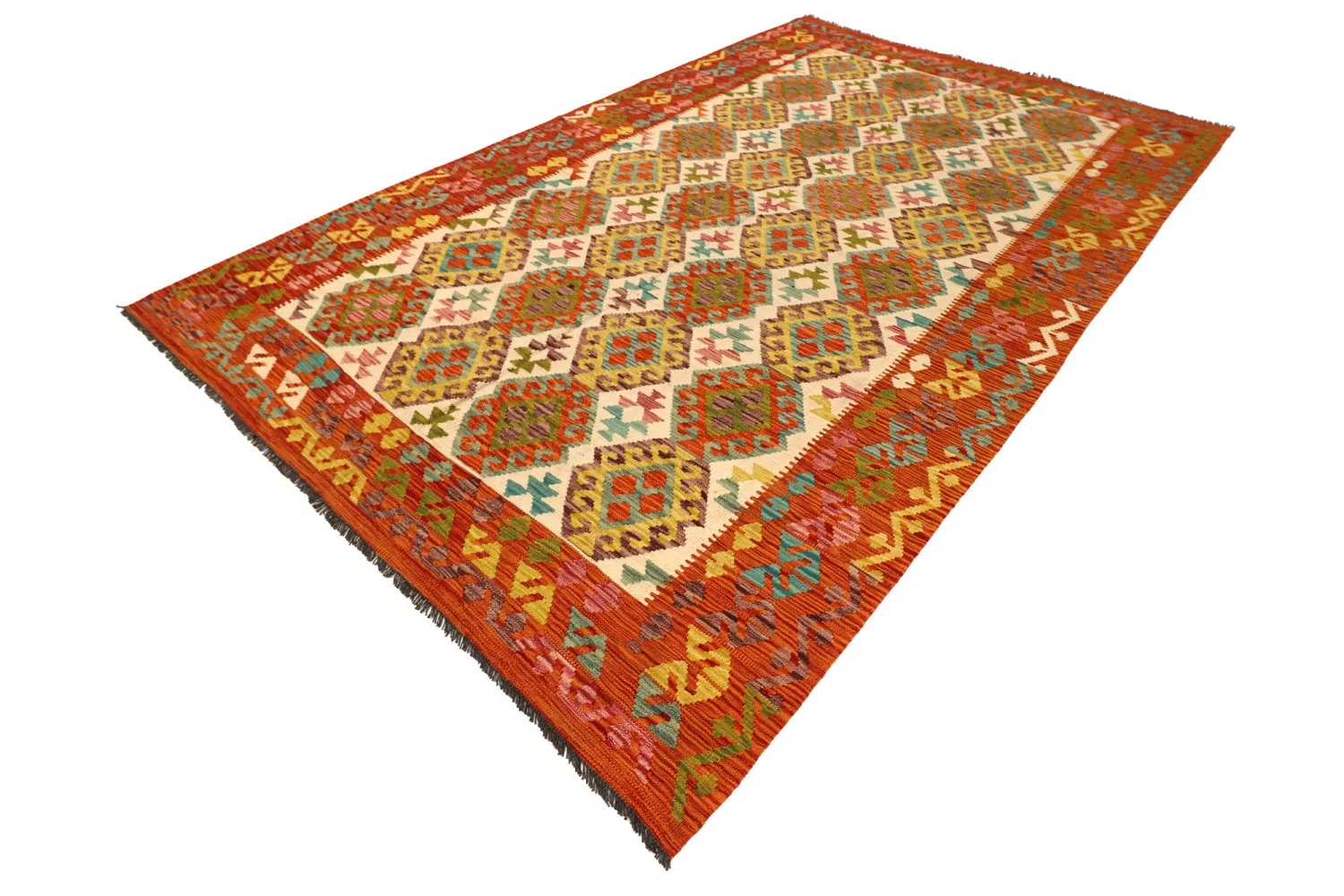 Orientalsk kelimtæppe 299 x 197 cm
