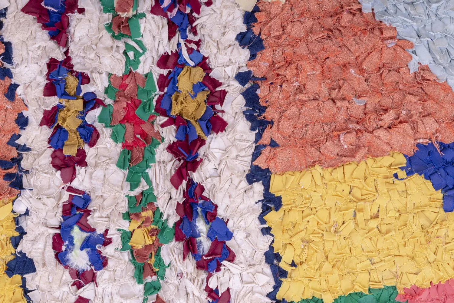 Marokkansk berber tæppe Boucherouite 205 x 115 cm