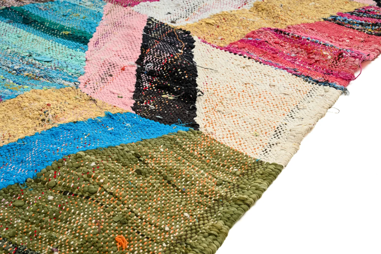 Marokkansk berber tæppe Boucherouite 150 x 275 cm