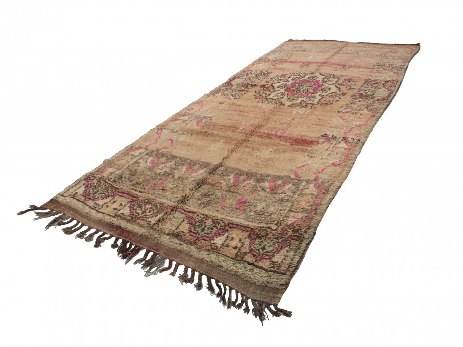 Kelimtæppe Marokkansk berber tæppe Azilal Special Edition 450 x 190 cm