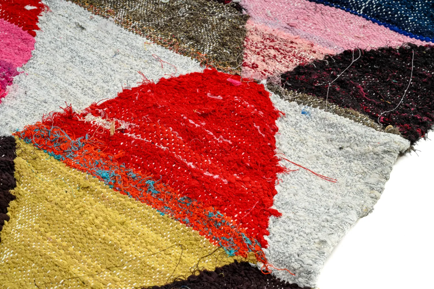 Marokkansk berber tæppe Boucherouite 145 x 270 cm