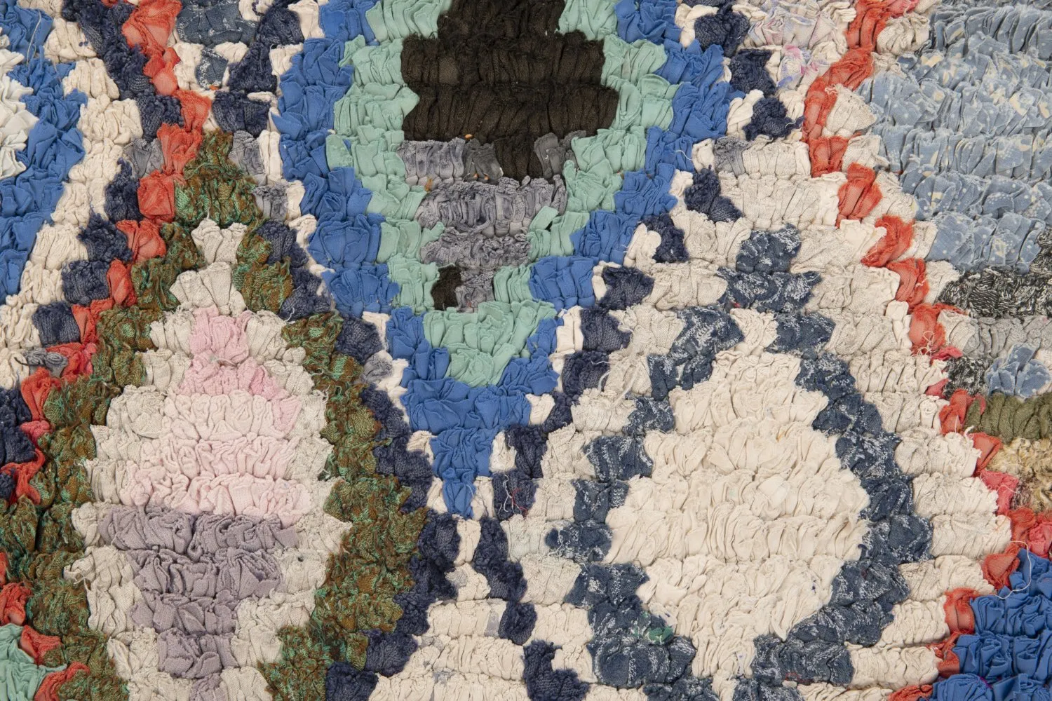 Marokkansk berber tæppe Boucherouite 230 x 130 cm