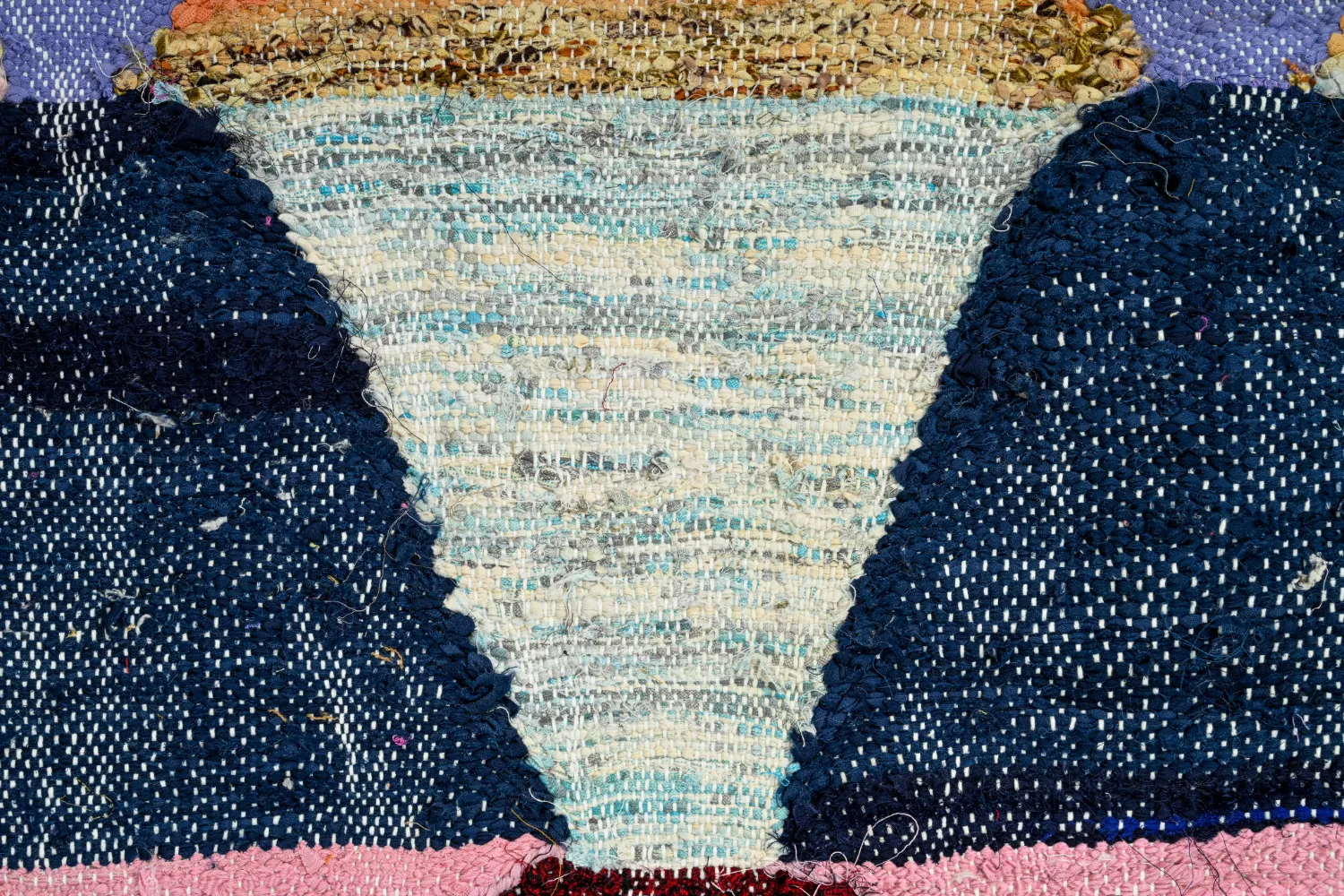 Marokkansk berber tæppe Boucherouite 145 x 270 cm