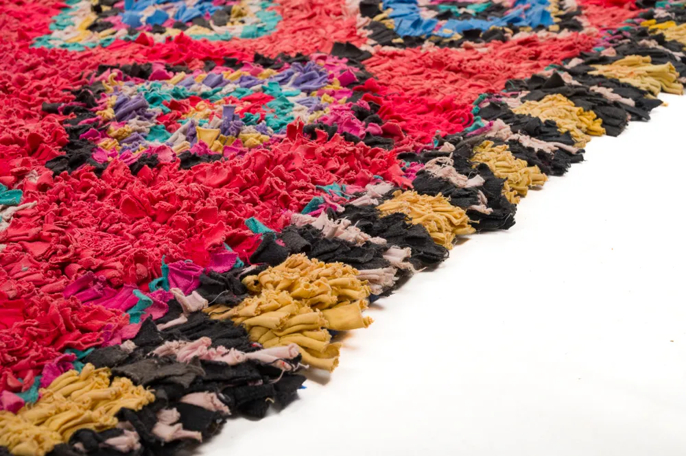 Marokkansk berber tæppe Boucherouite 290 x 140 cm