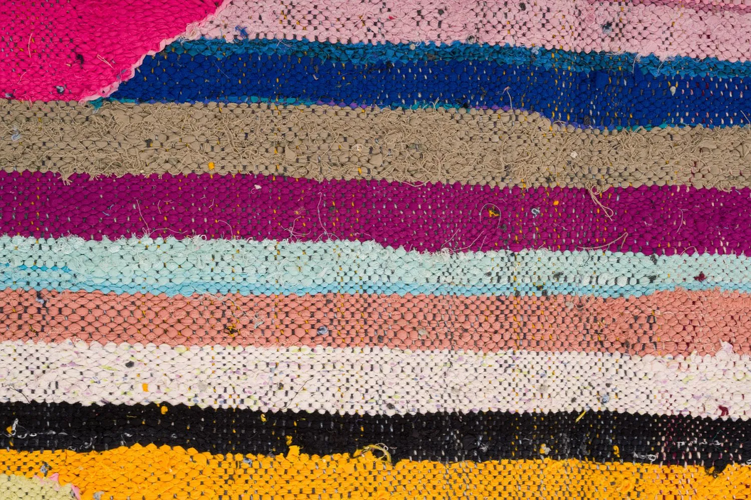 Marokkansk berber tæppe Boucherouite 135 x 260 cm