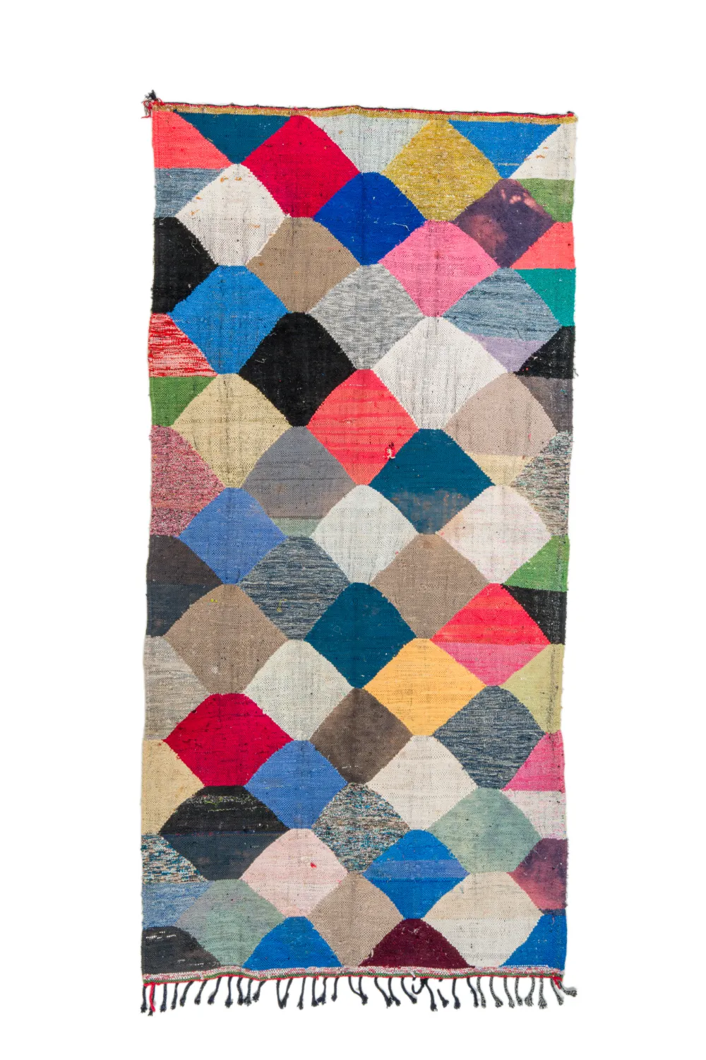 Marokkansk berber tæppe Boucherouite 145 x 300 cm