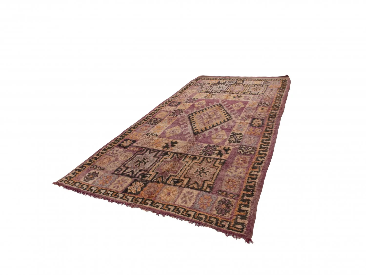 Kelimtæppe Marokkansk berber tæppe Azilal Special Edition 380 x 180 cm