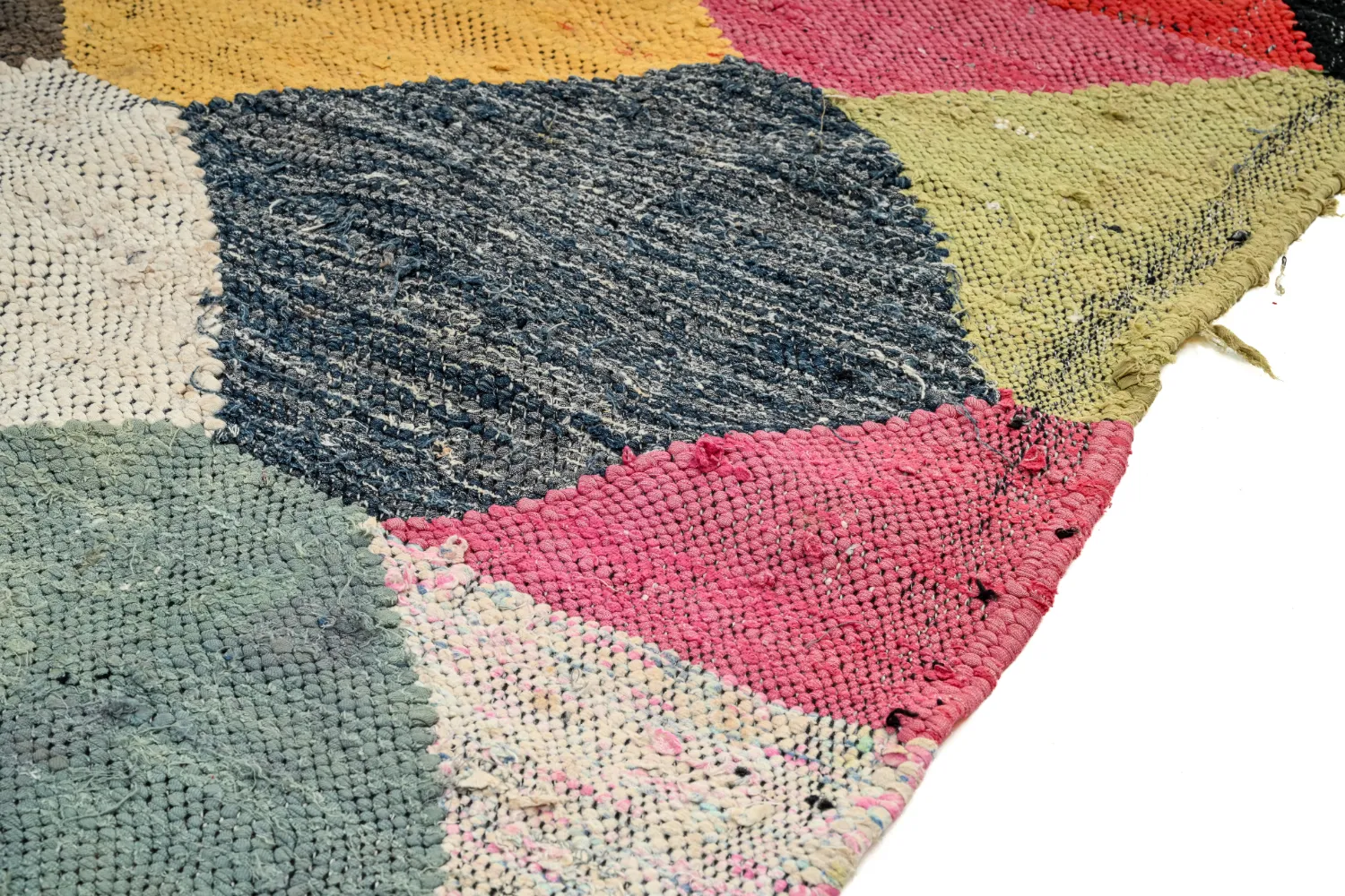 Marokkansk berber tæppe Boucherouite 145 x 300 cm