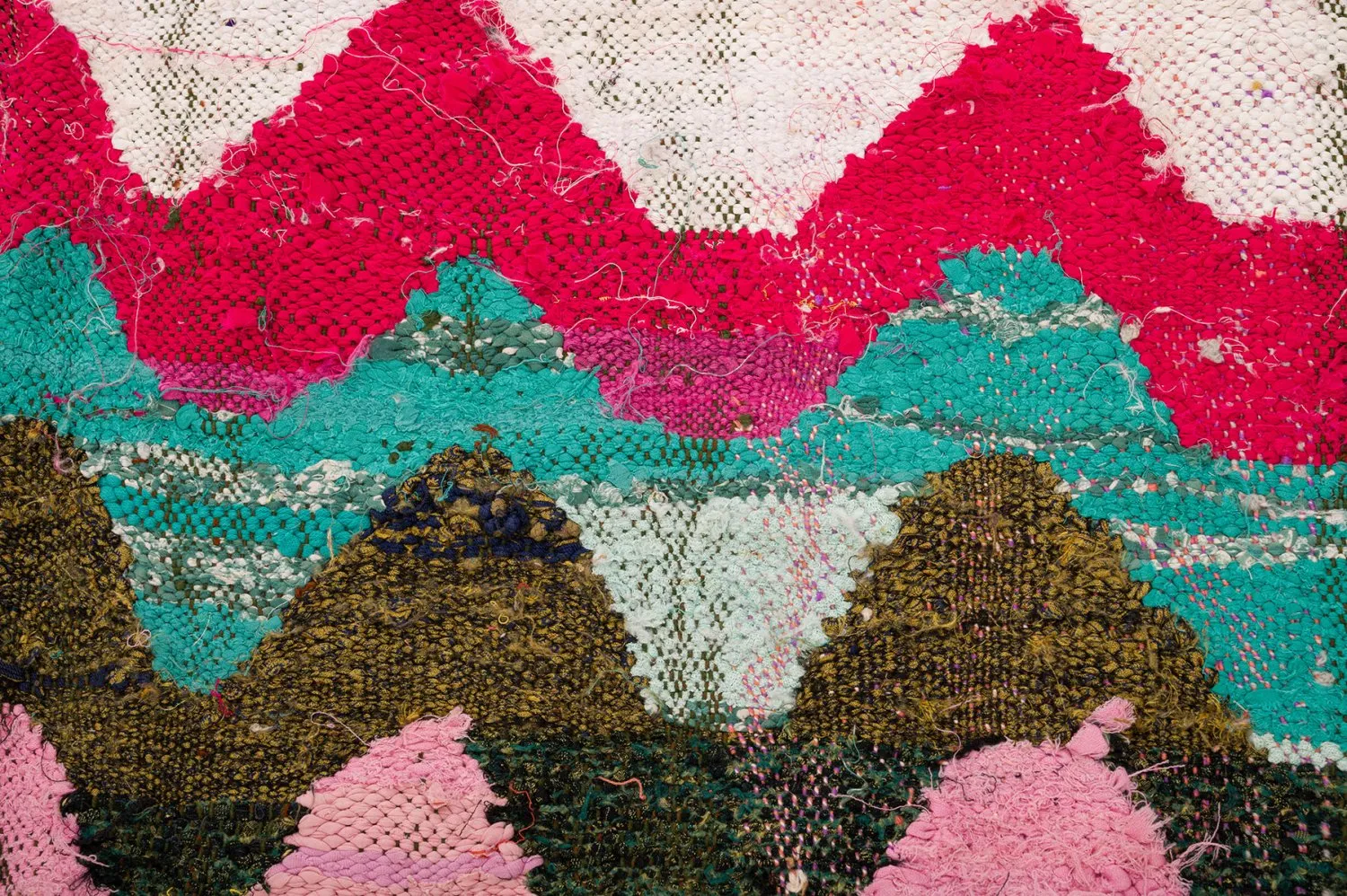 Marokkansk berber tæppe Boucherouite 165 x 305 cm