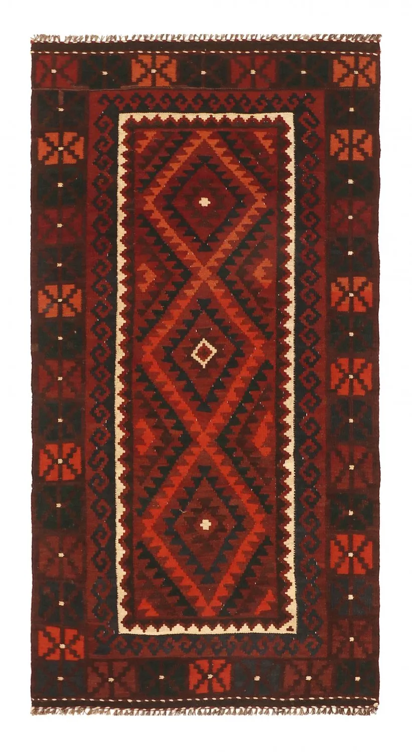 Orientalsk kelimtæppe 198 x 101 cm