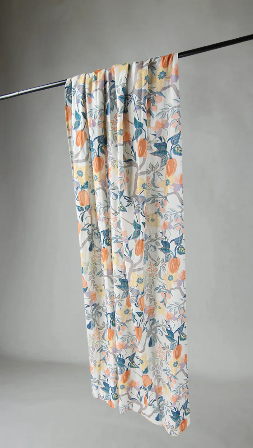 Gardiner - Bomuldsgardin - Sofi-Lee (orange)