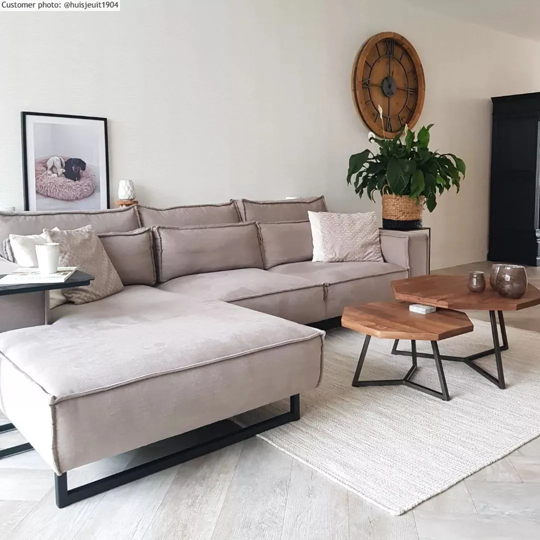 Uldtæppe - Dhurry (natur)