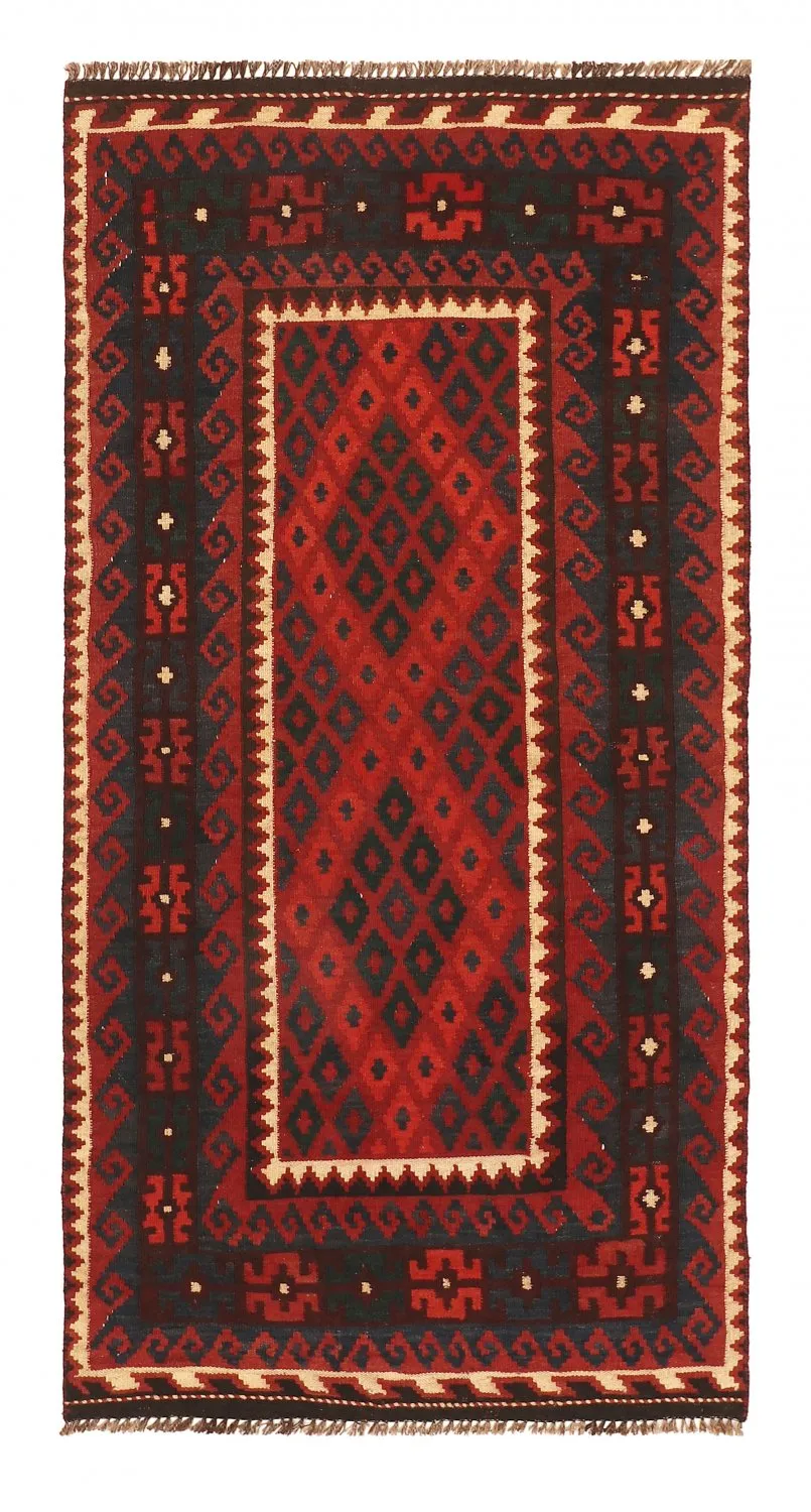 Orientalsk kelimtæppe 205 x 103 cm