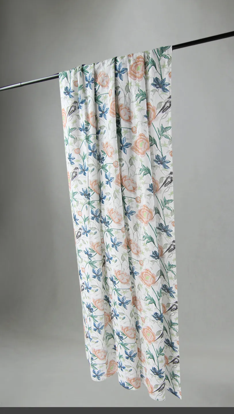 Gardiner - Bomuldsgardin - Gullan (orange)