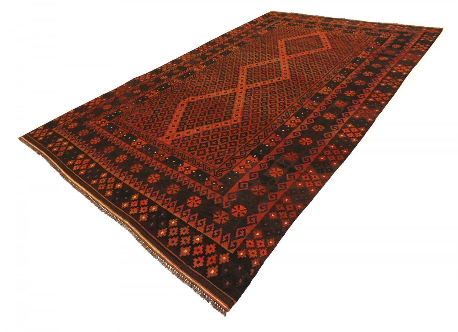 Orientalsk kelimtæppe 389 x 240 cm