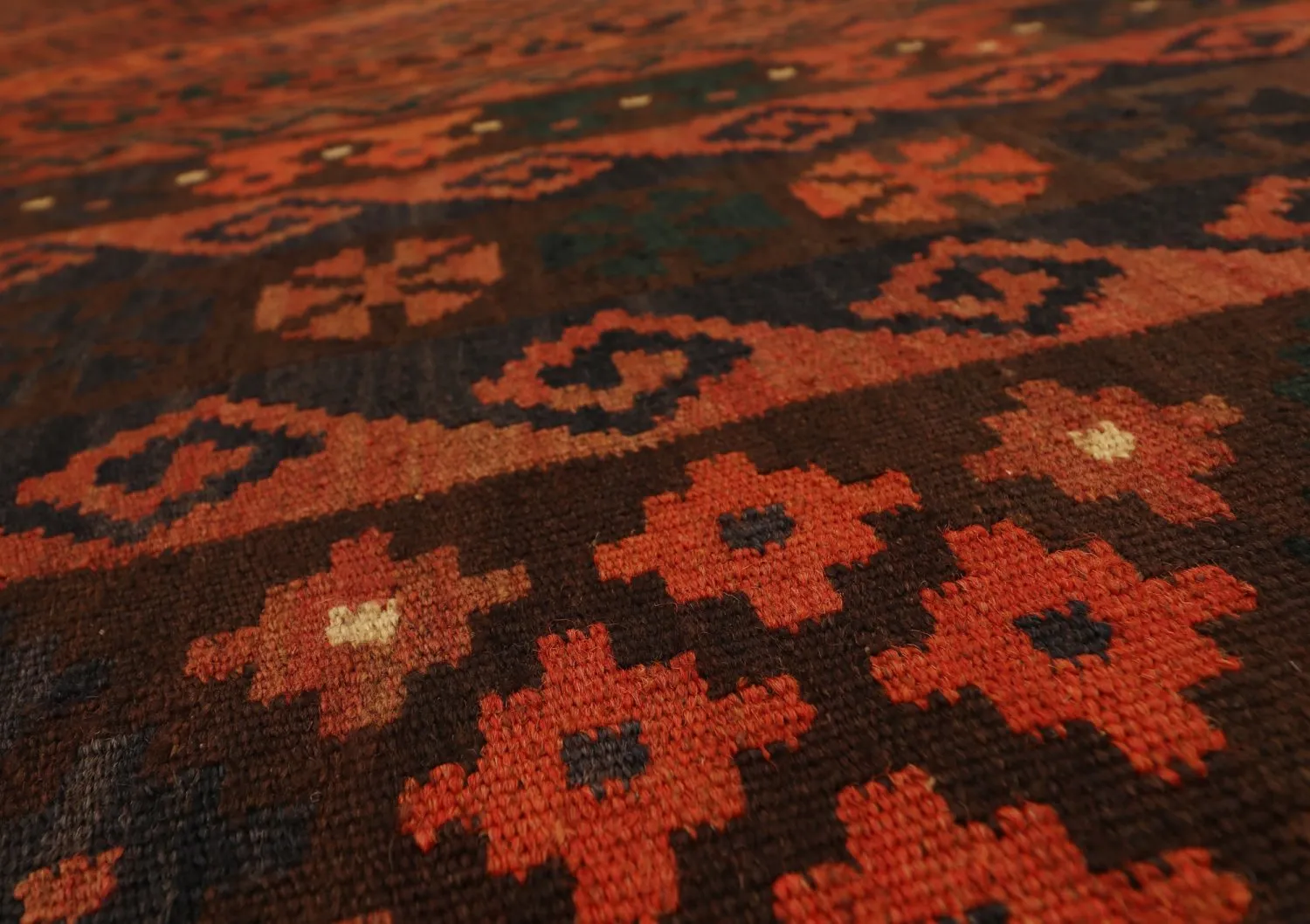 Orientalsk kelimtæppe 389 x 240 cm