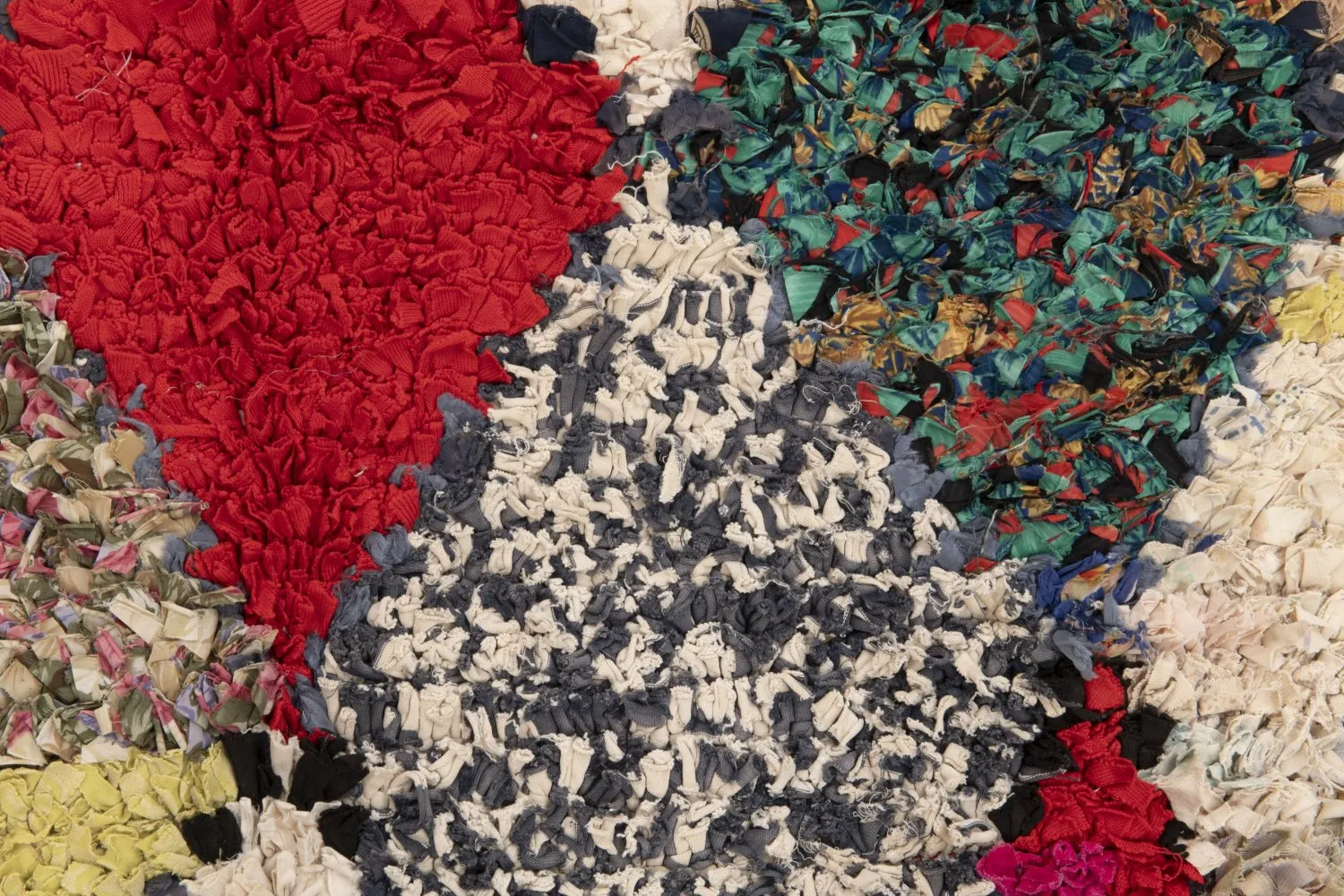 Marokkansk berber tæppe Boucherouite 190 x 100 cm