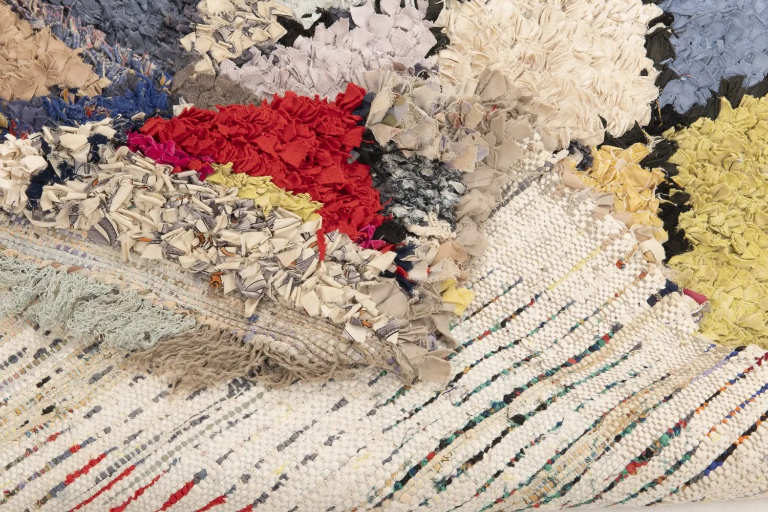Marokkansk berber tæppe Boucherouite 190 x 100 cm