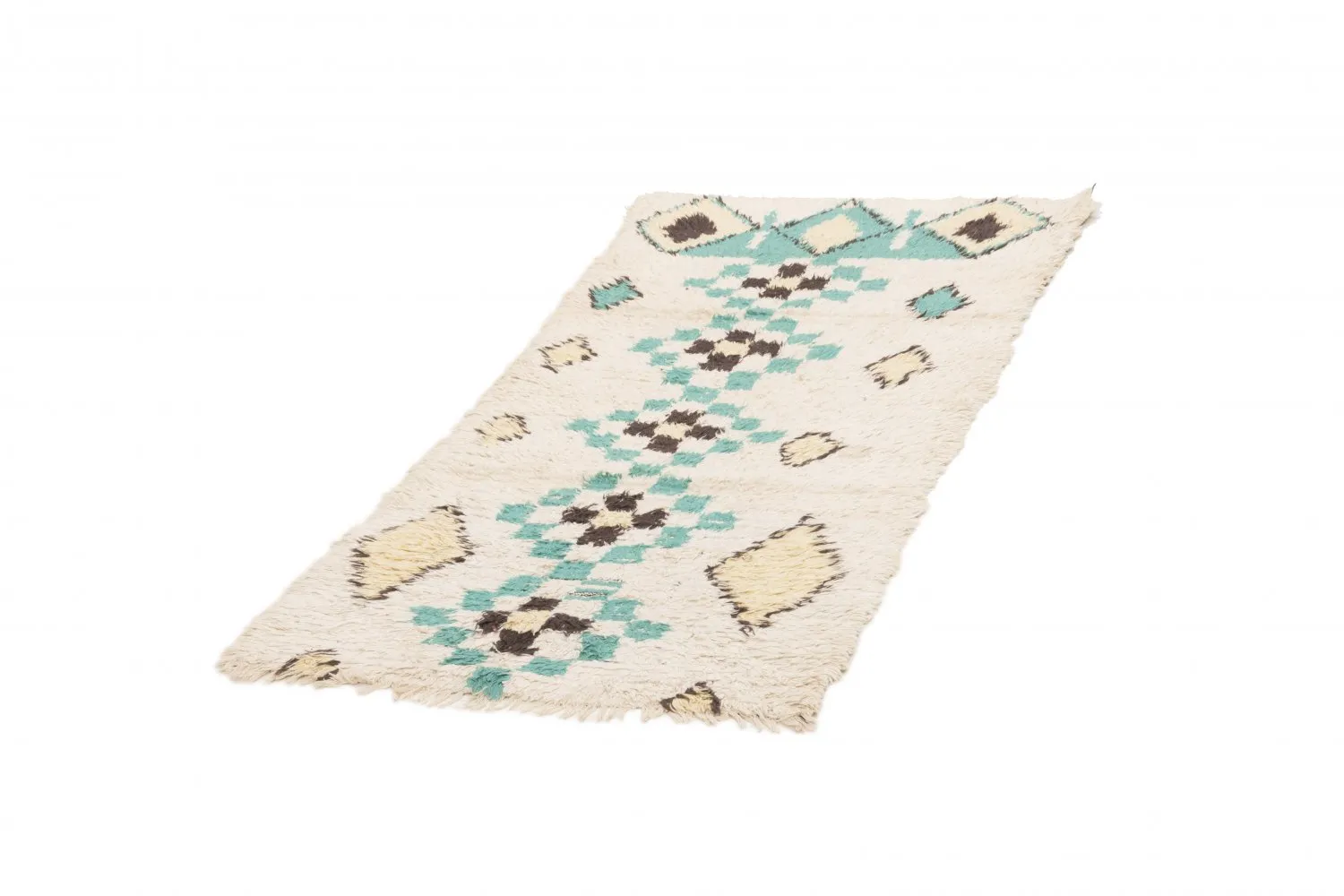 Marokkansk berber tæppe Boucherouite 175 x 85 cm