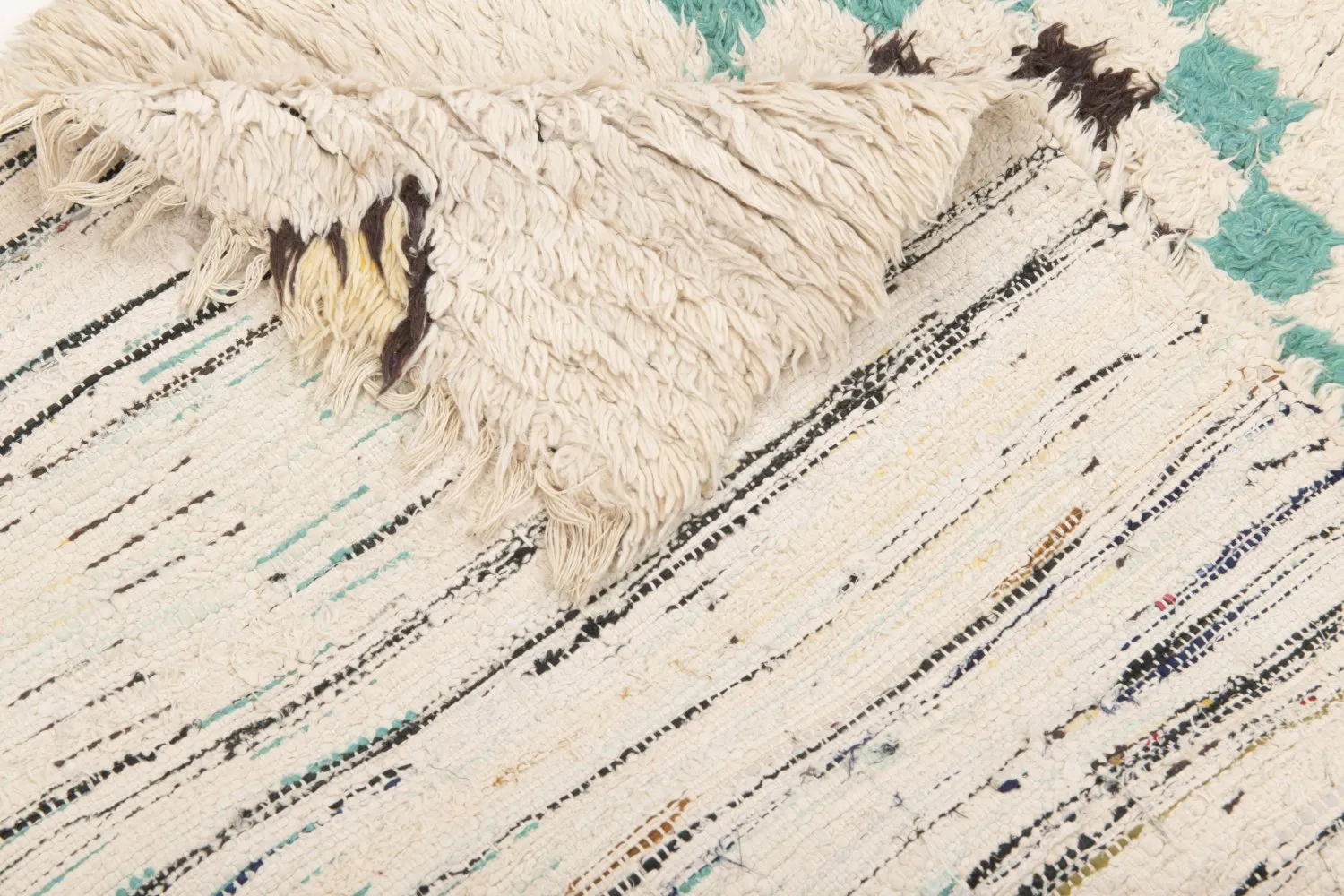 Marokkansk berber tæppe Boucherouite 175 x 85 cm