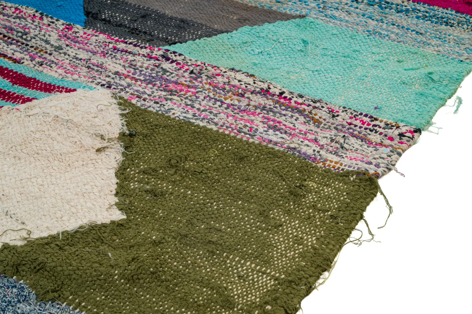 Marokkansk berber tæppe Boucherouite 145 x 250 cm