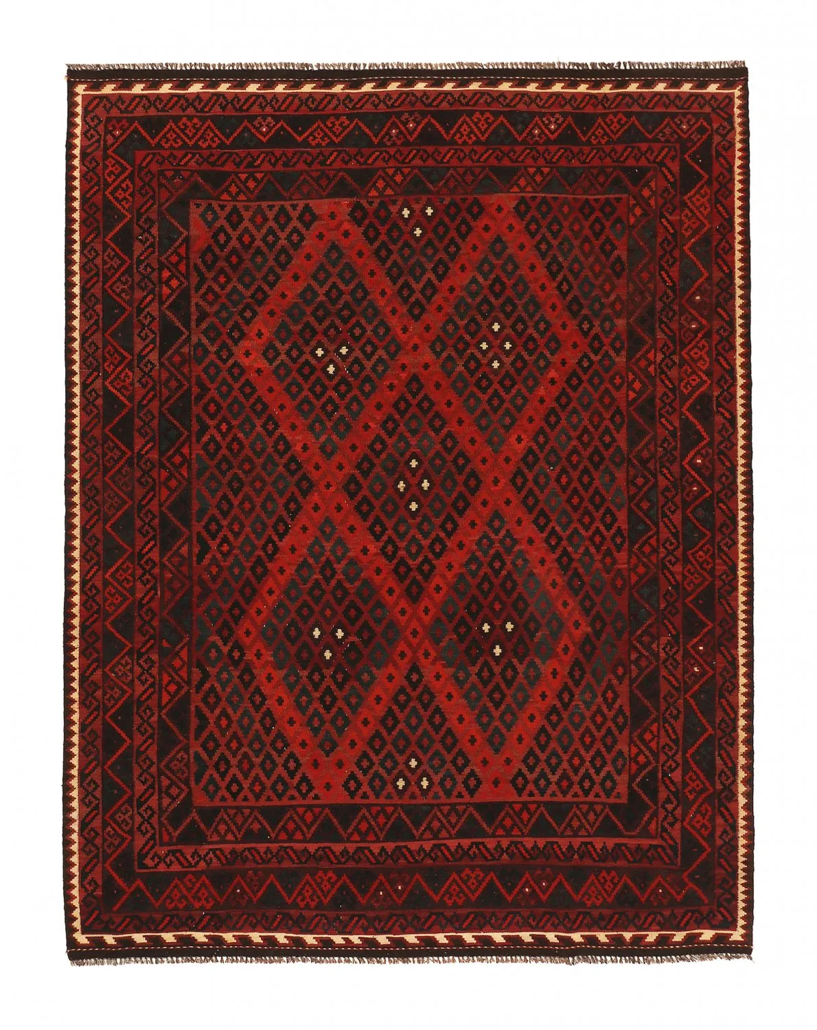 Orientalsk kelimtæppe 281 x 218 cm