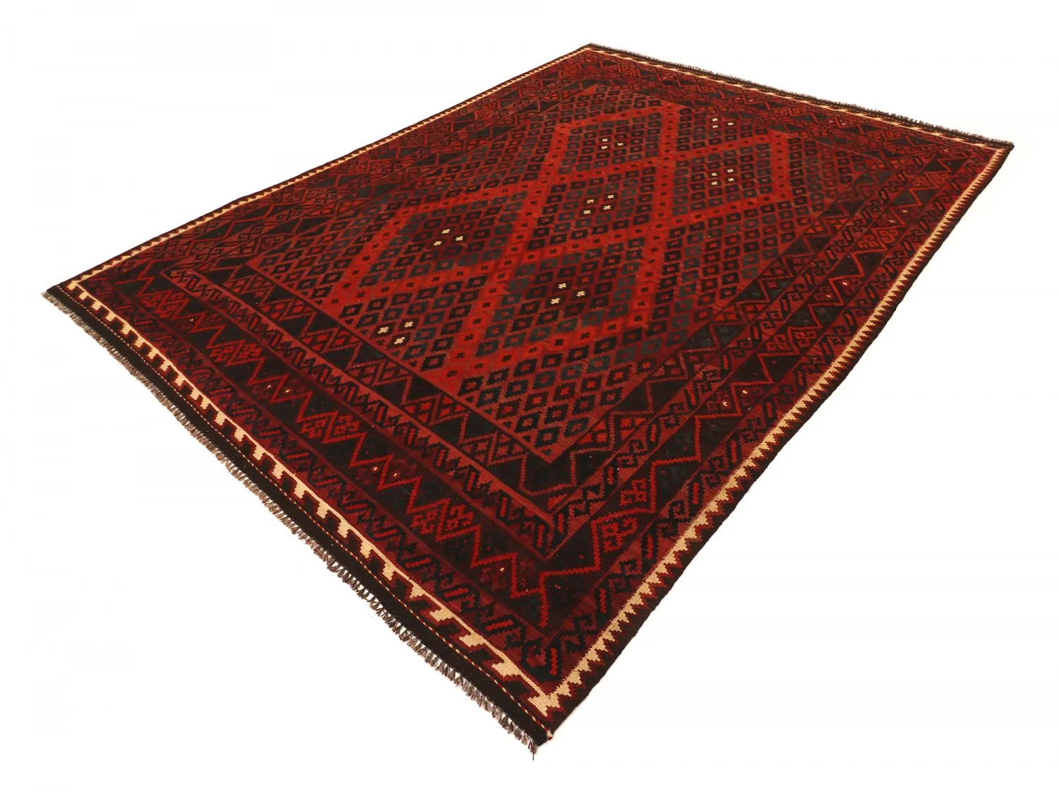 Orientalsk kelimtæppe 281 x 218 cm