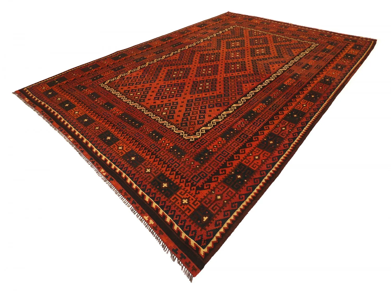 Orientalsk kelimtæppe 416 x 301 cm